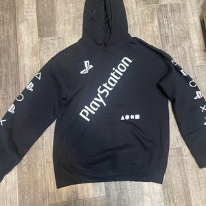 PlayStation hoodie, black size small preowned